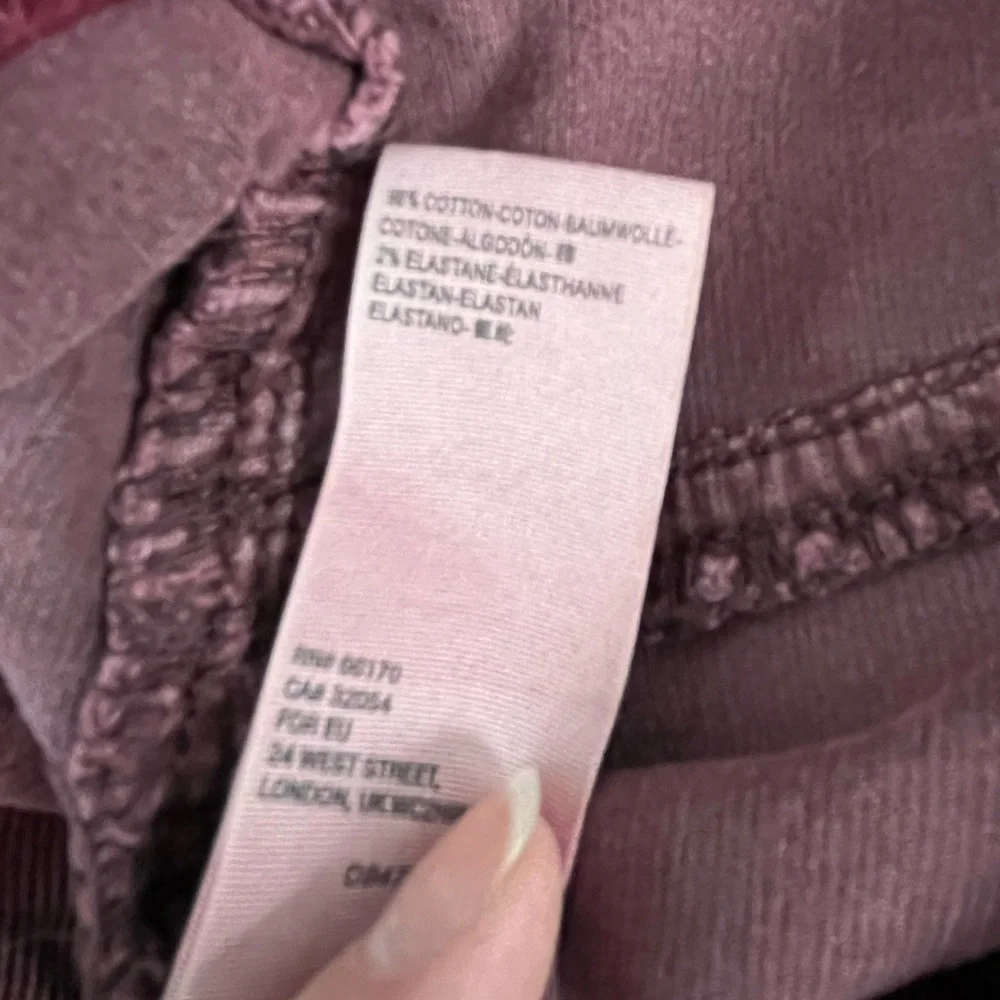 FREE PEOPLE We The Free Burgundy Flare Corduroy Elastic Waist Pants Size 31